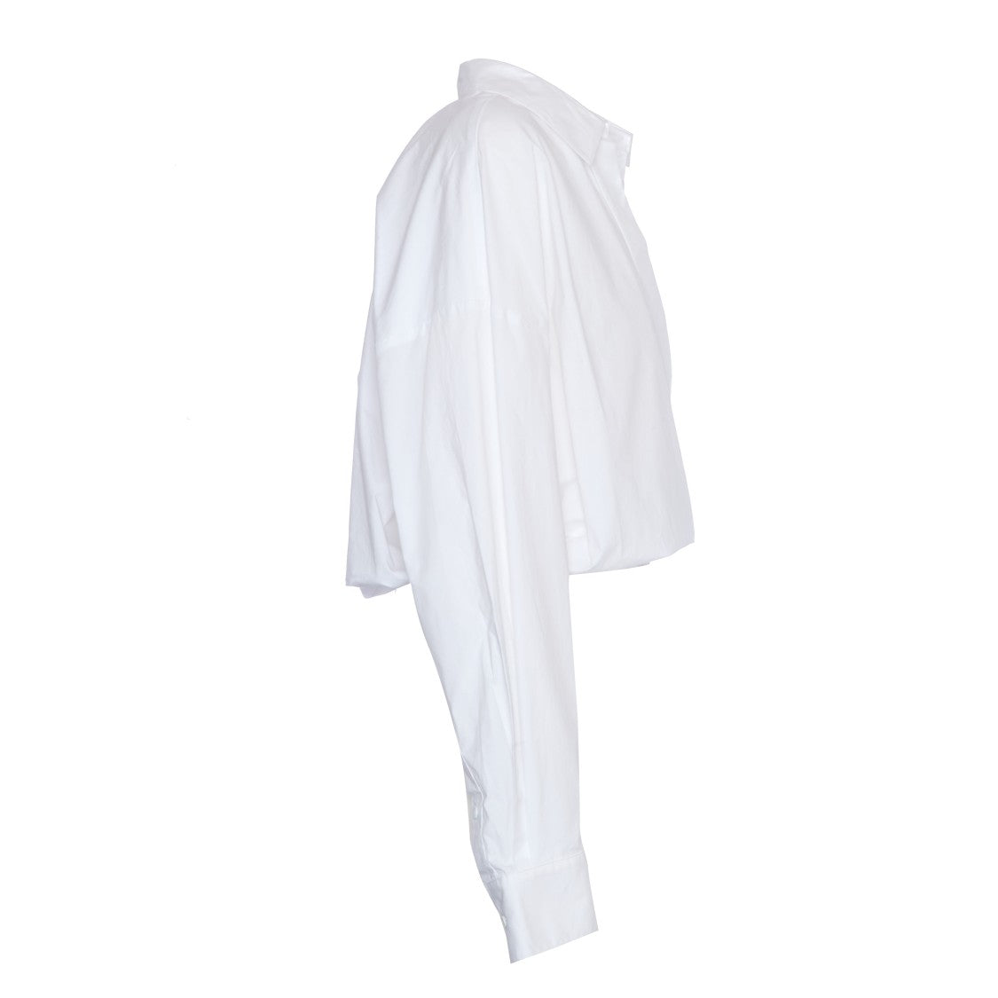 Essentiel Antwerp Wrap-Effect Cotton Blouse With Deep V-Neck