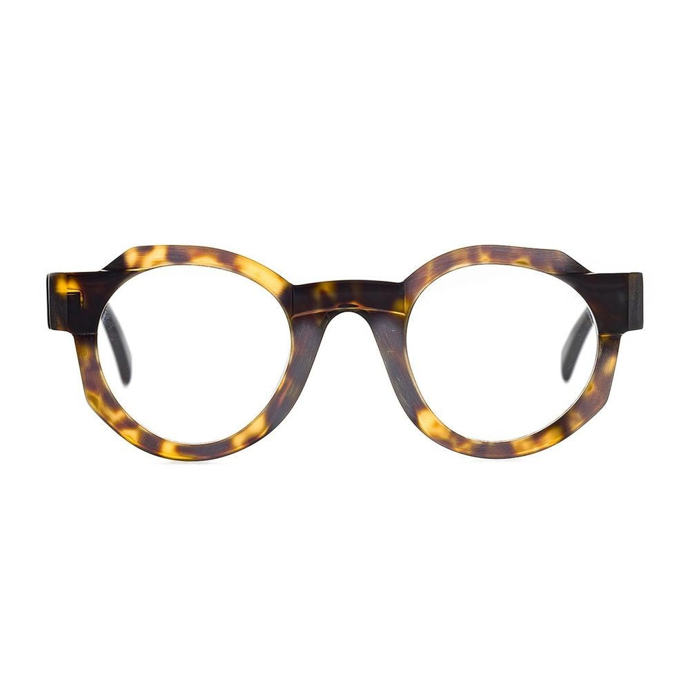 Toffoli Costantino T053 Bold Structured Round Frame Sunglasses