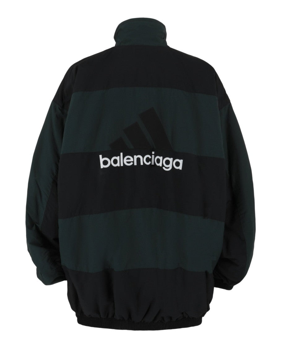 Balenciaga Reversible Oversized Jacket With Mock Neck And Dual Design