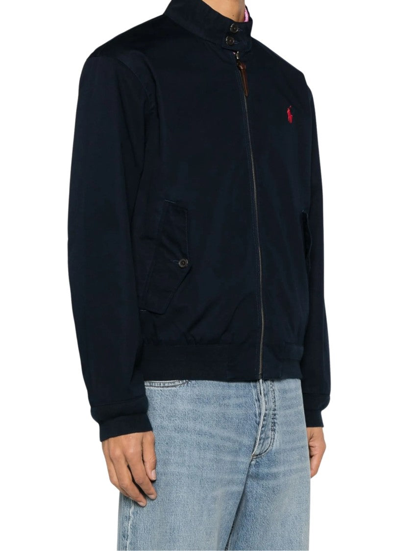 Polo Ralph Lauren Polo Pony Stand Collar Cotton Bomber Jacket