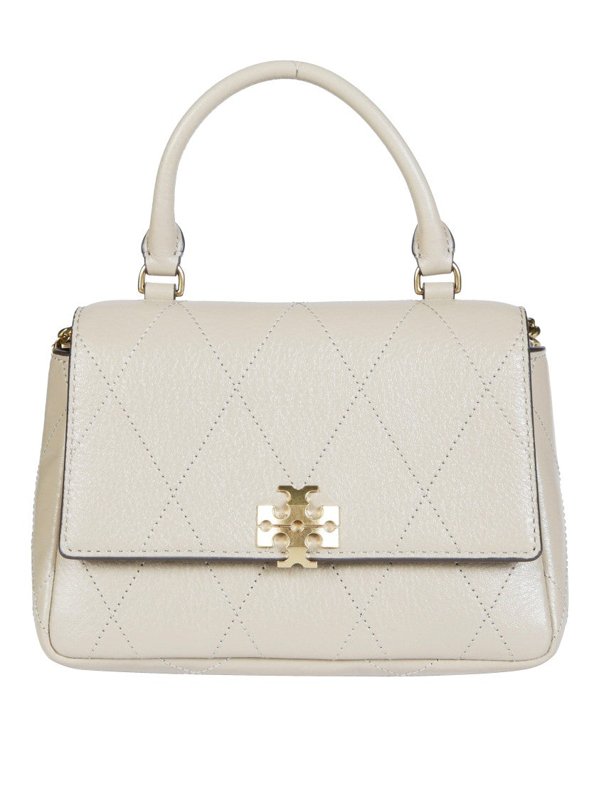 Tory Burch Charlie Quilted Top Handle Chain Wallet