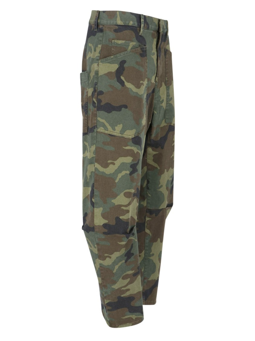 Nili Lotan Green Shon Trousers