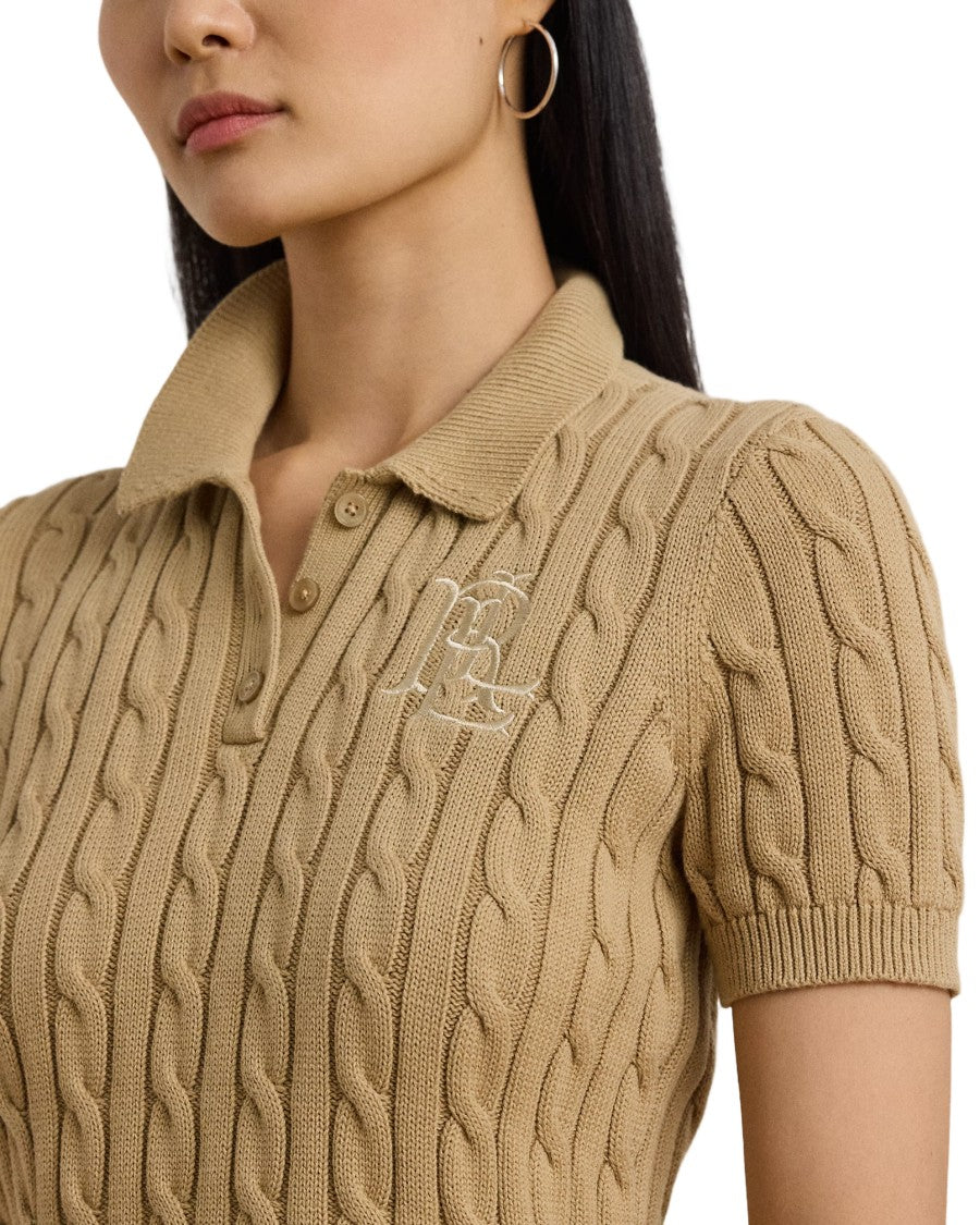 Lauren Ralph Lauren Natrissa Short Sleeve Cable Knit Pullover