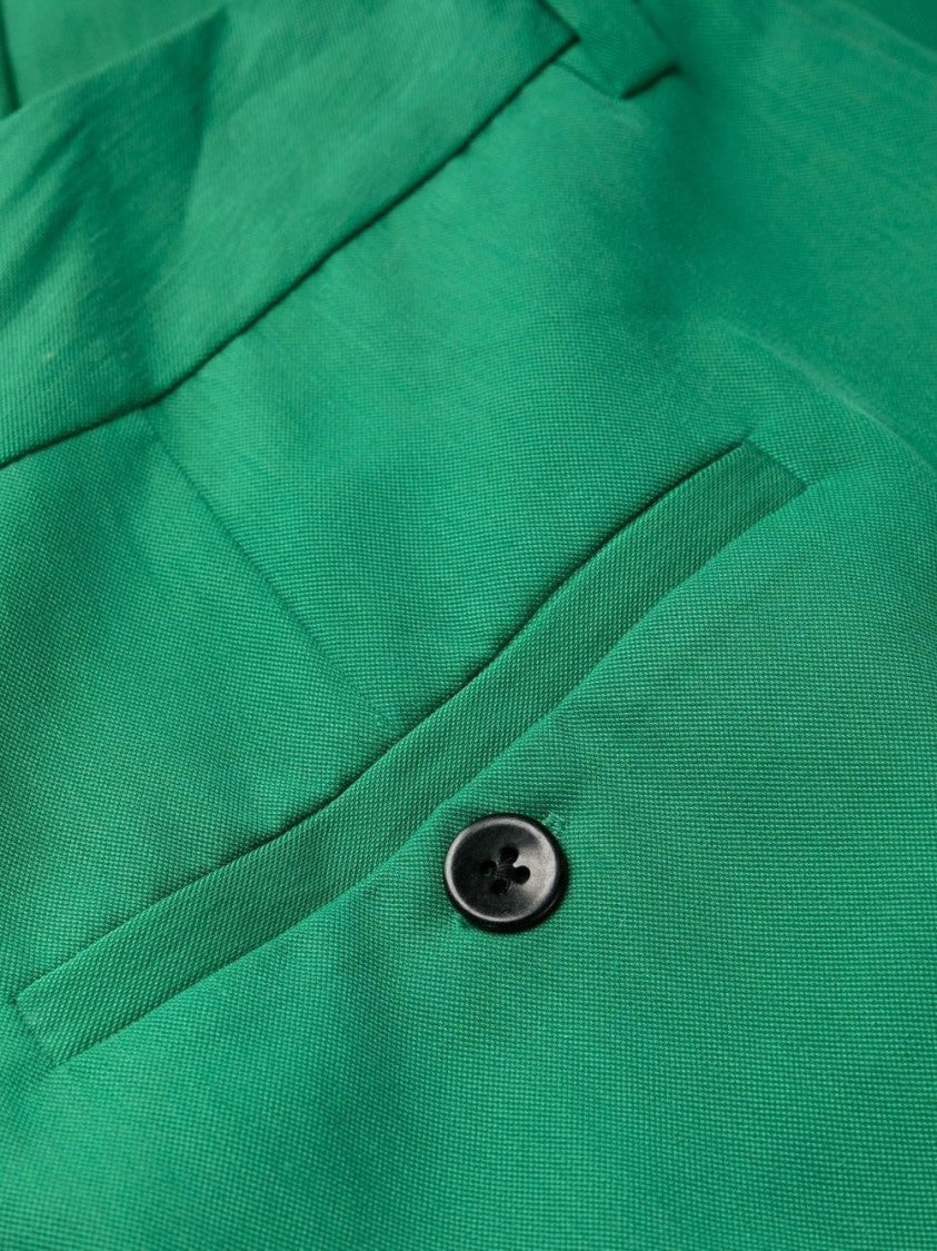 Proenza Schouler Drapey Suiting Wide Leg Pant