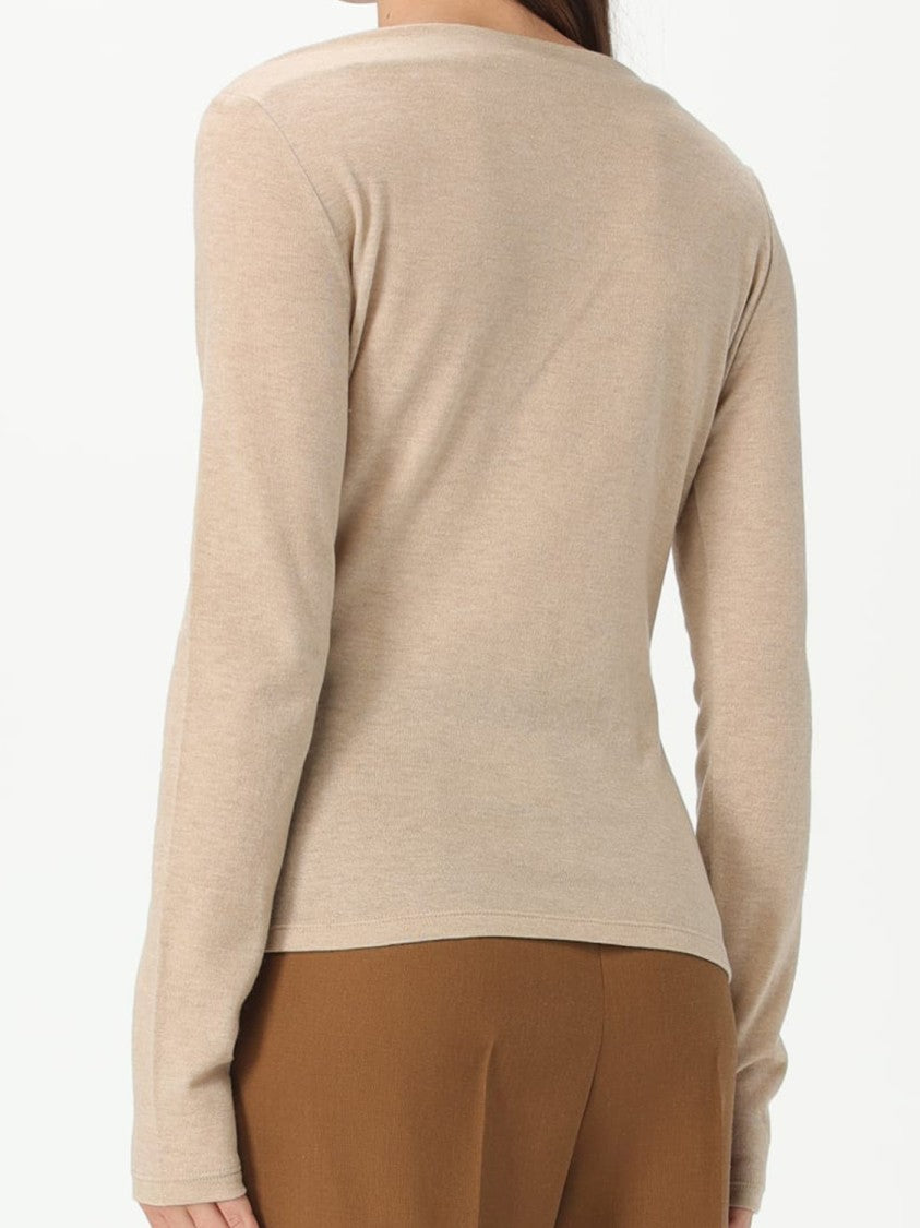 Max Mara Fitted Cashmere And Wool Sweater