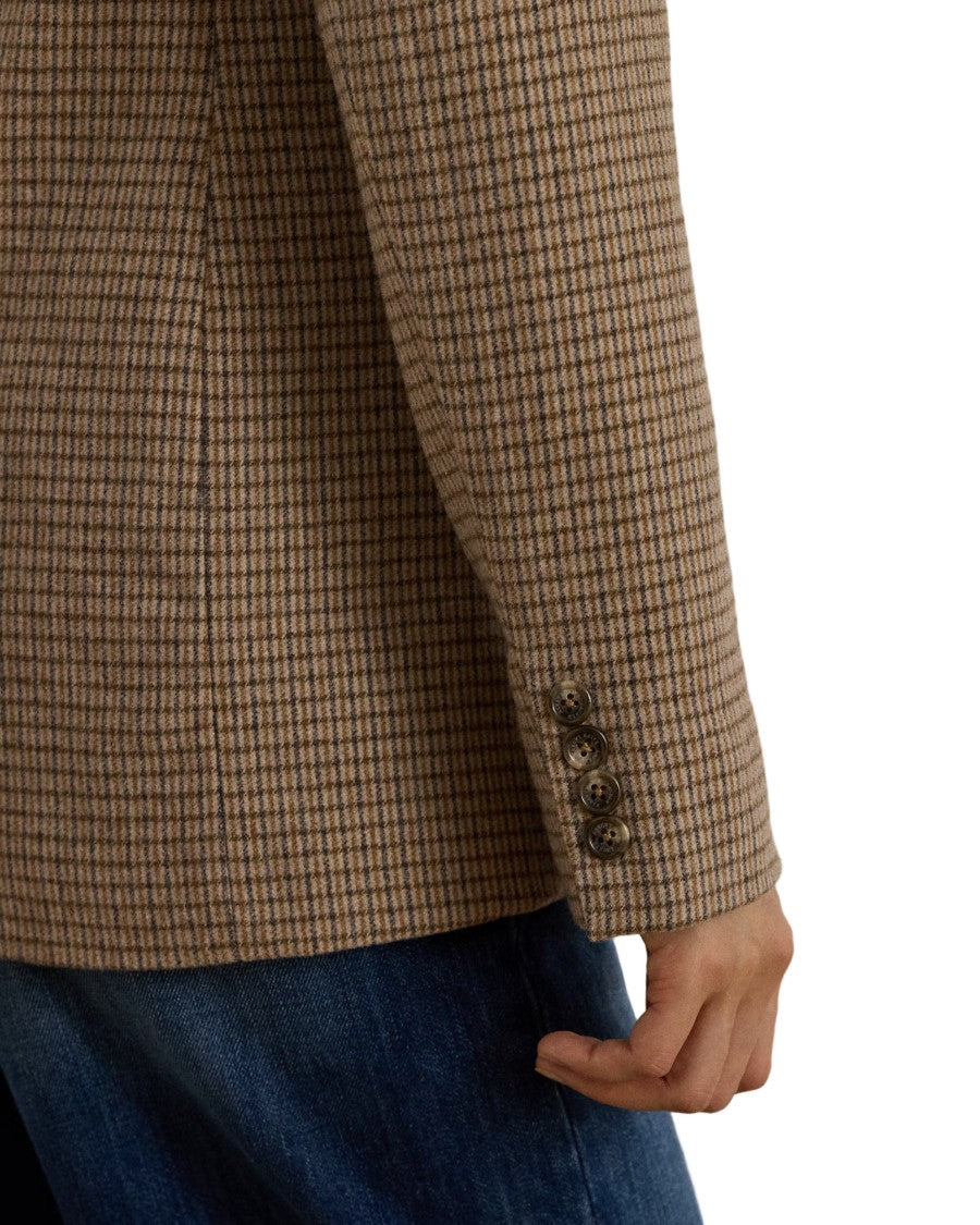 Lauren Ralph Lauren Double-Breasted Ryen Blazer With Notch Lapel