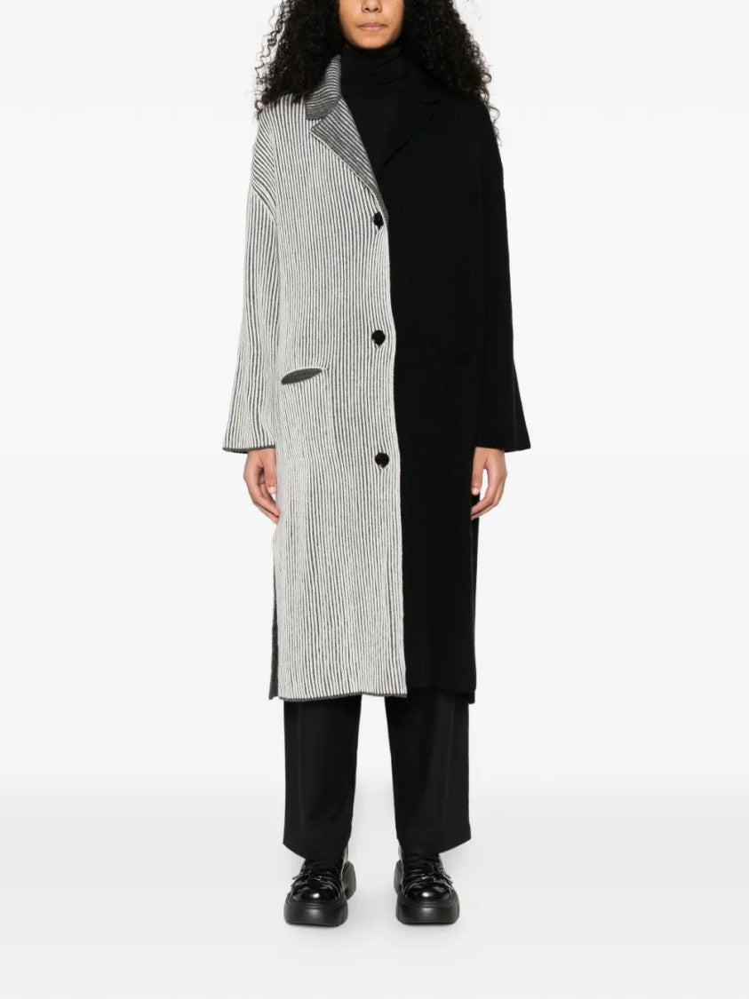 Moschino Structured Minimalist Outerwear Coat