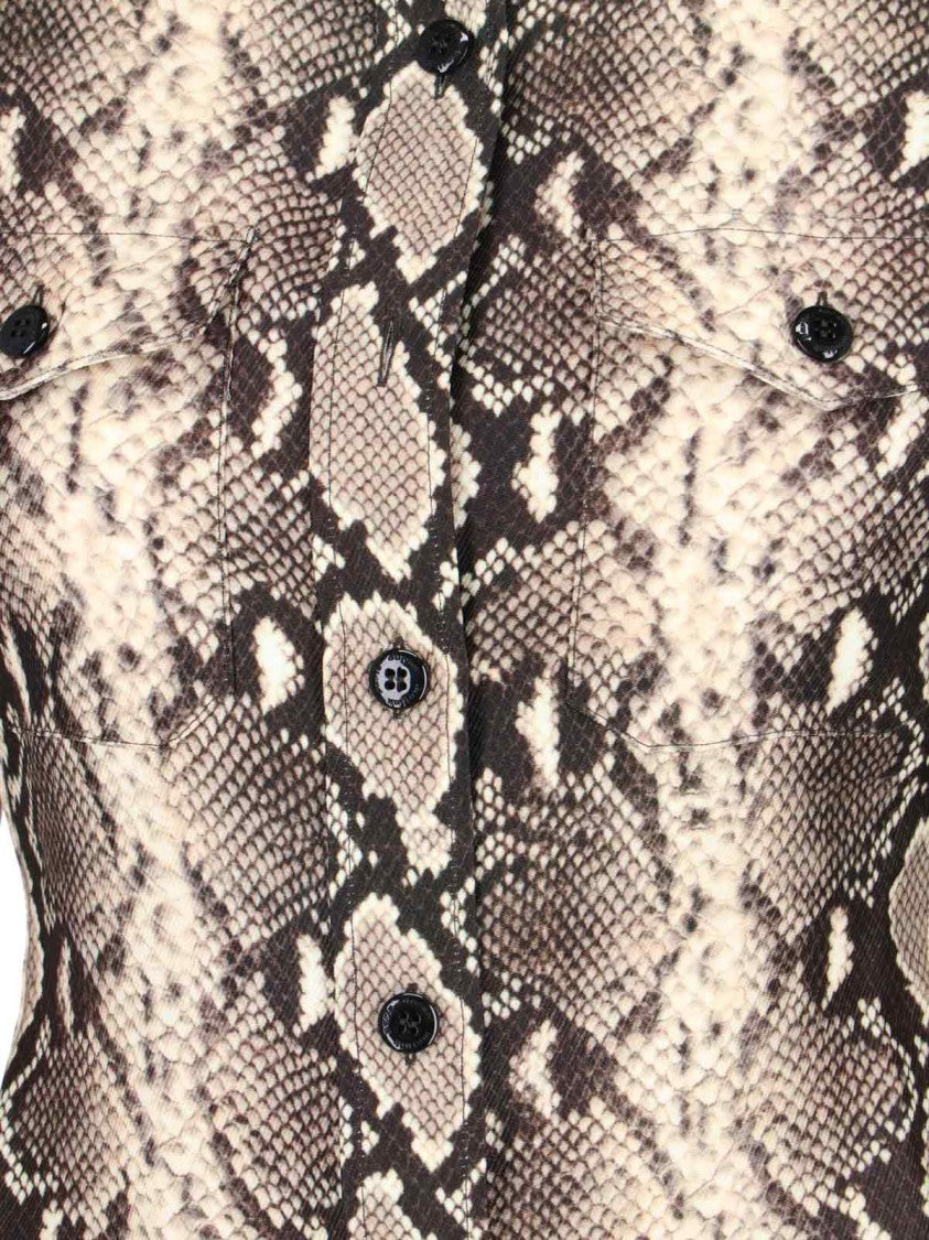 Duran Lantik Python Print Shirt – Multicolor