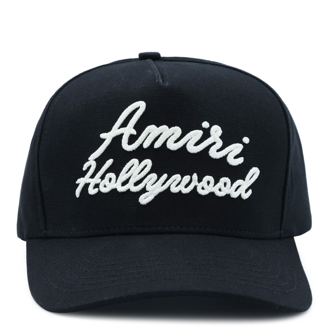 Amiri Black Embroidered Cotton Baseball Hat