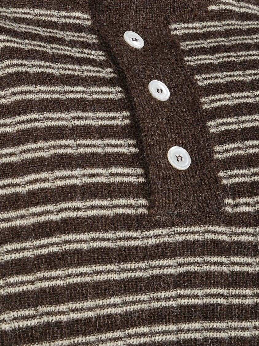 Namacheko Luther Striped Highneck Pullover