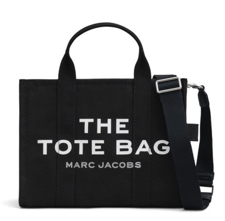 Marc Jacobs Structured Black Tote Bag With Adjustable Strap