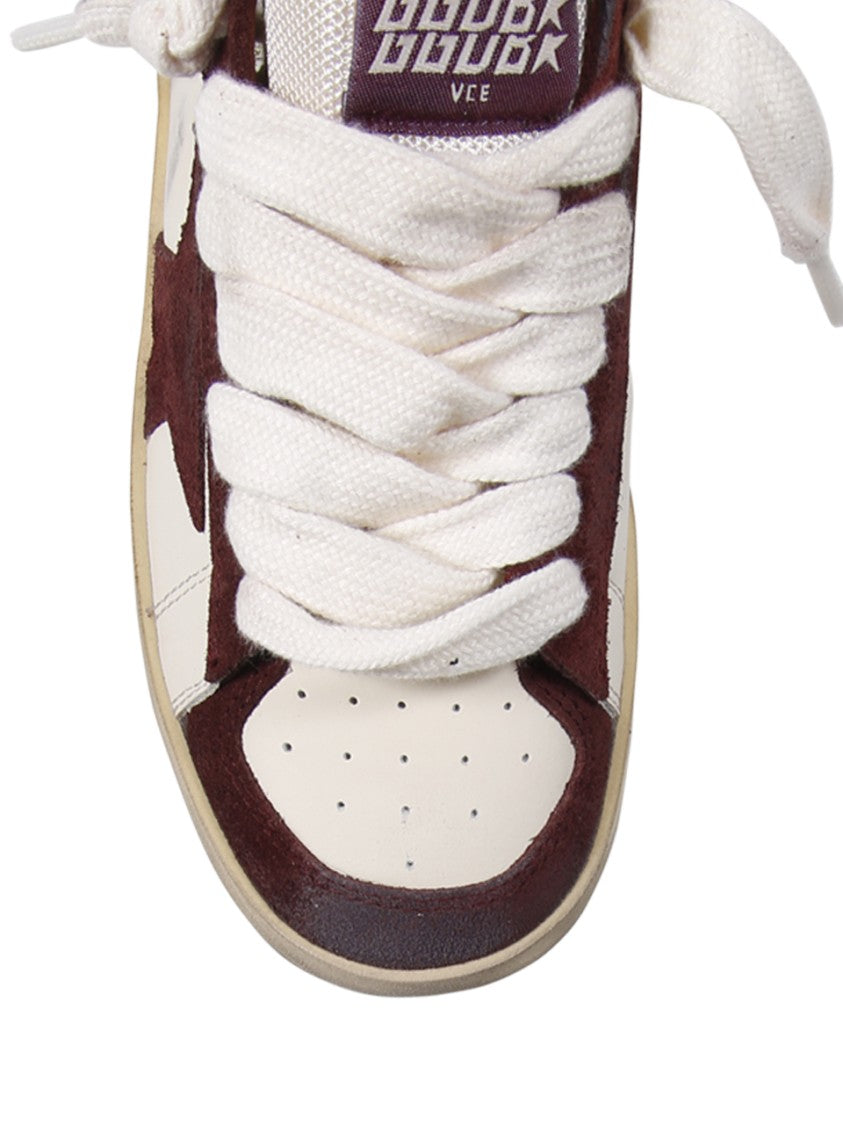 Golden Goose Stardan Leather And Suede Sneakers