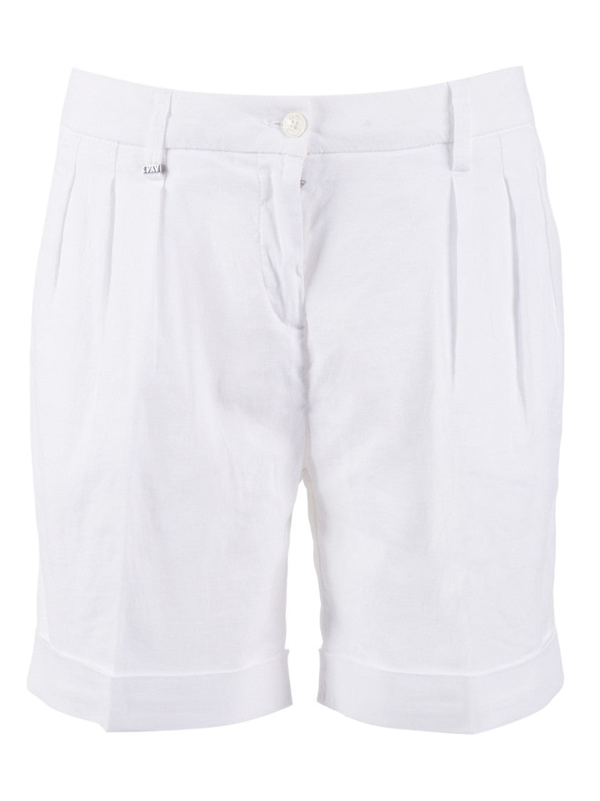 Fay White Chino 3 Pinces Shorts