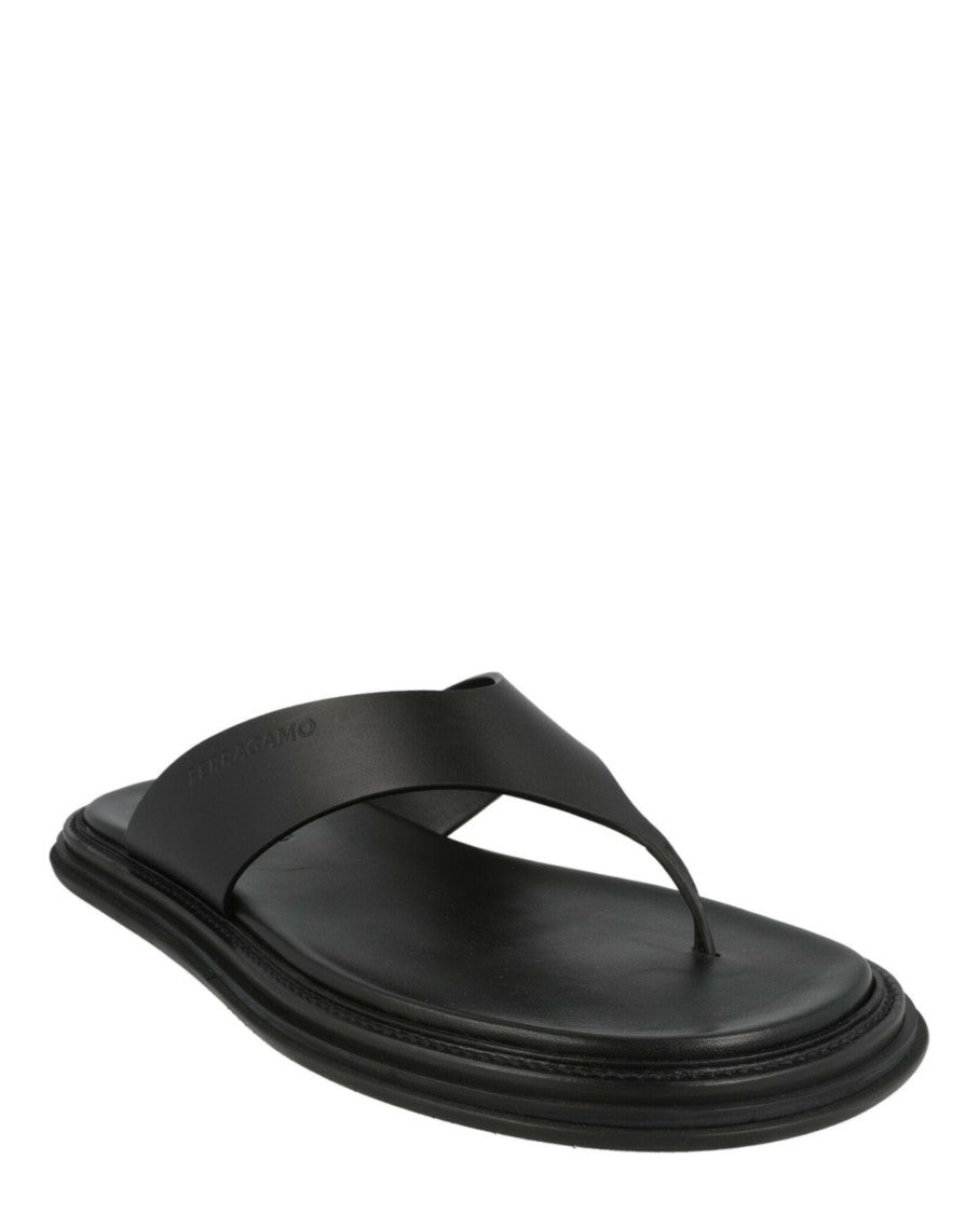 Ferragamo Dory Leather Sandals