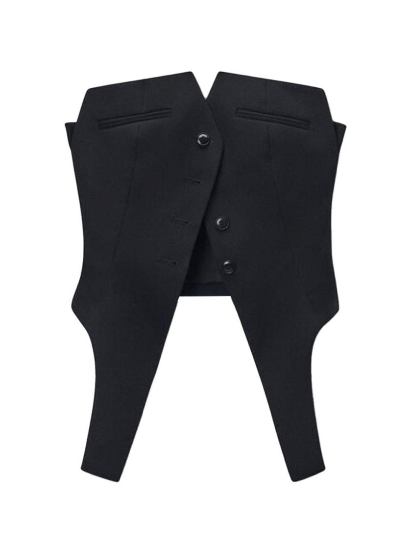 Alexander Wang Deconstructed Vest Black