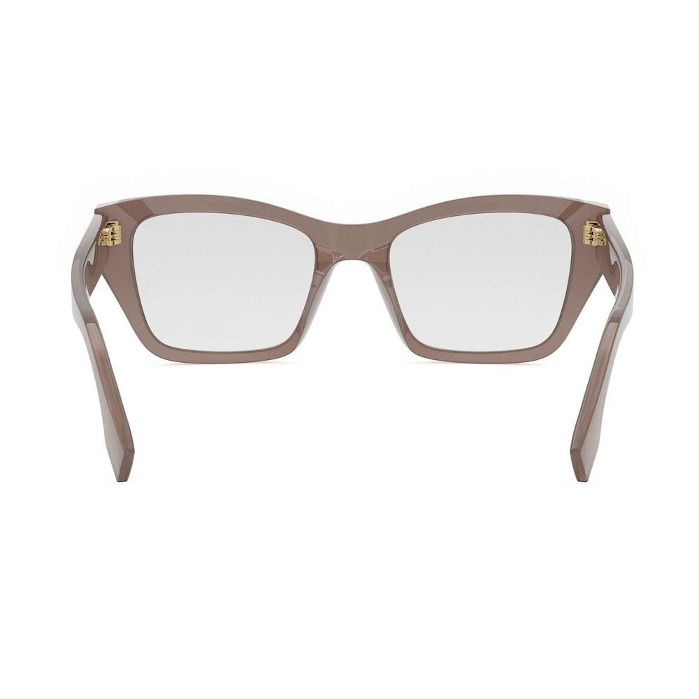 Fendi Rome Oversized Translucent Acetate Cat-Eye Optical Frame