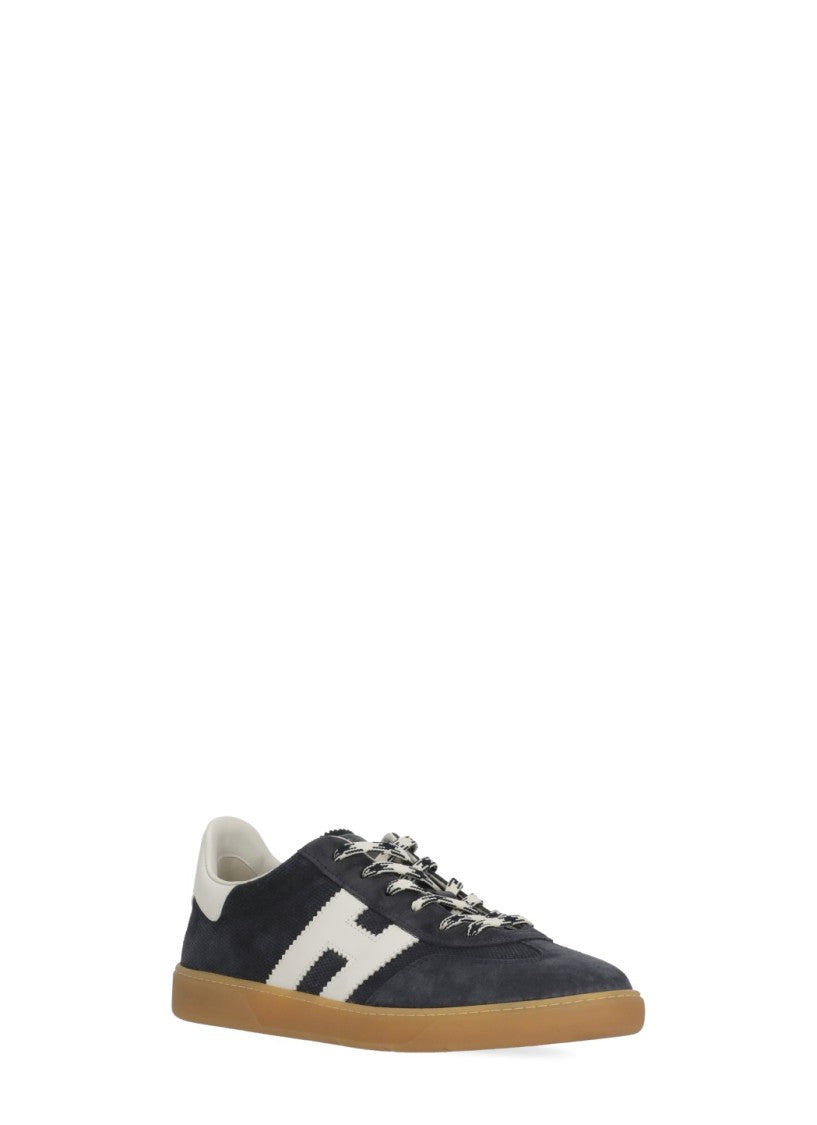 Hogan Blue Cool Suede Leather Sneakers