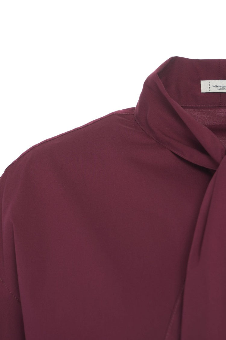 Himon's Shirt With Bow Detail And Classic Cut