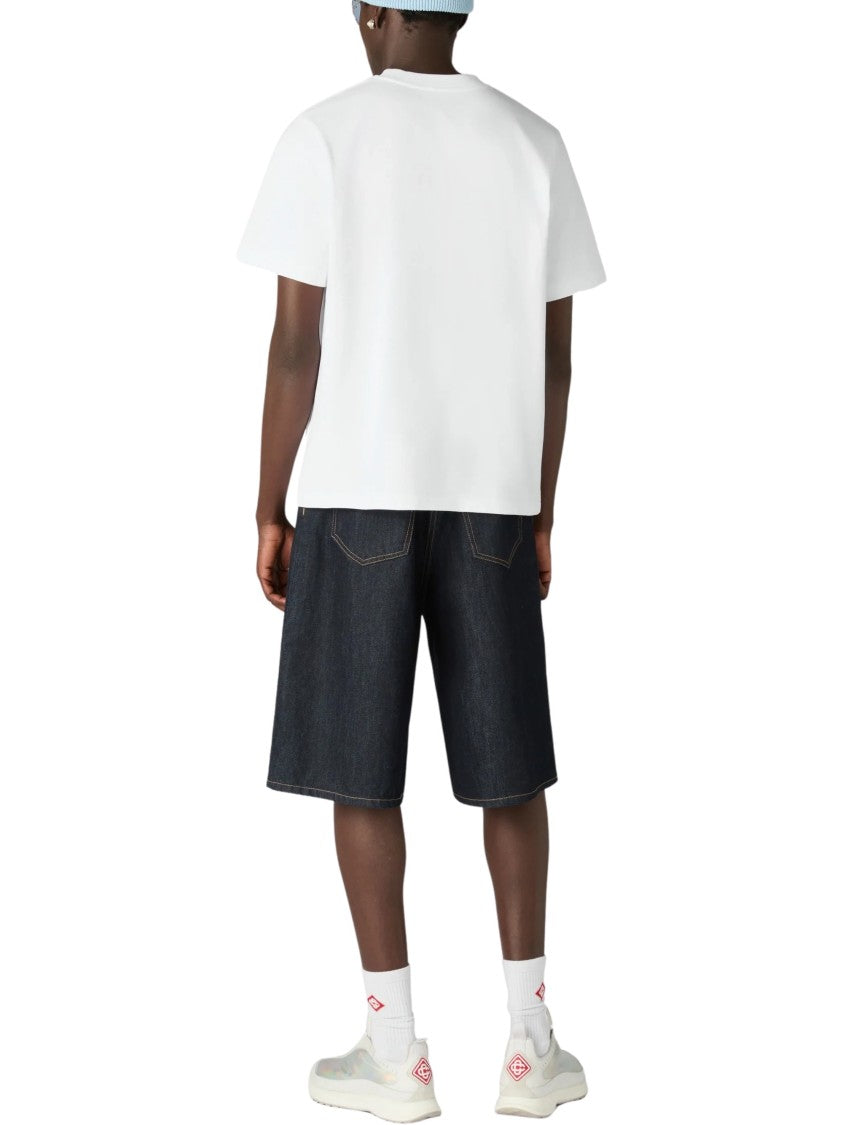 Casablanca White Tennis Club Icon Cotton T-Shirt