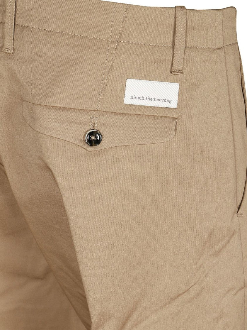 Nine In The Morning Dove Grey Fold 2 Chino Pants