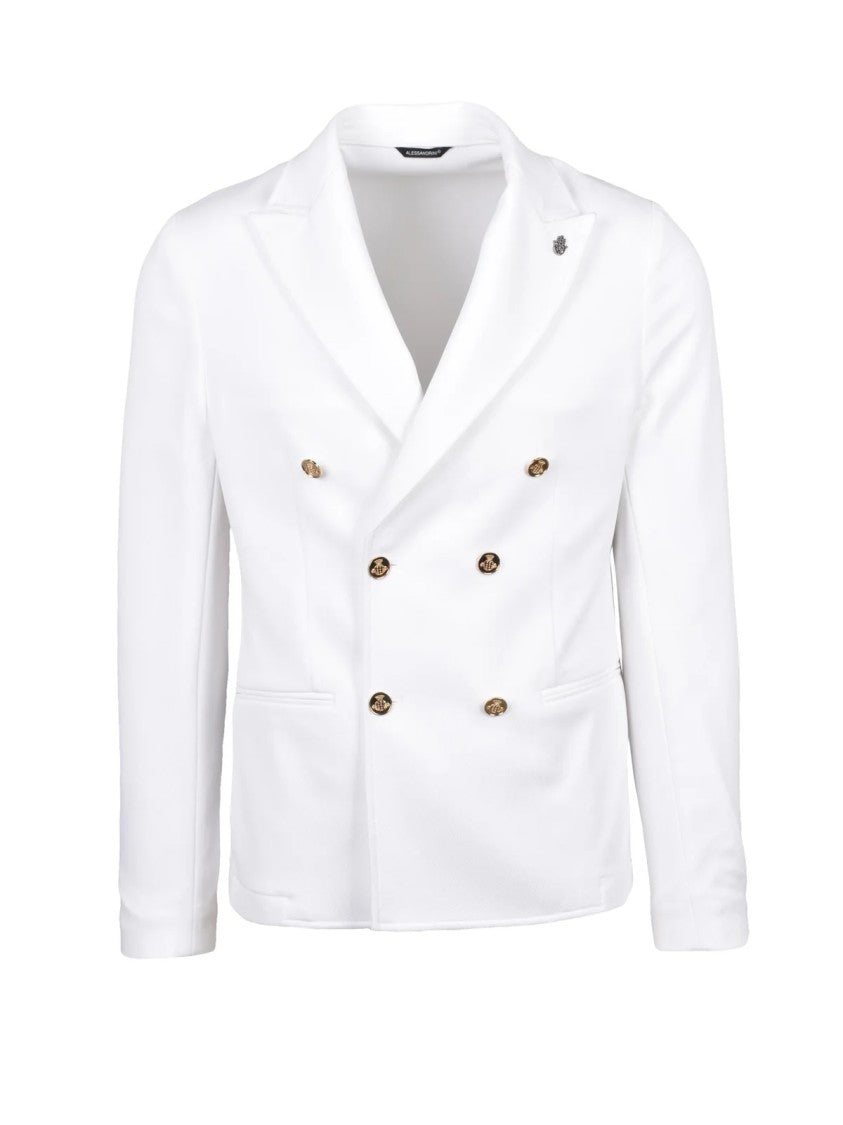 Daniele Alessandrini Double-Breasted Jacket - White