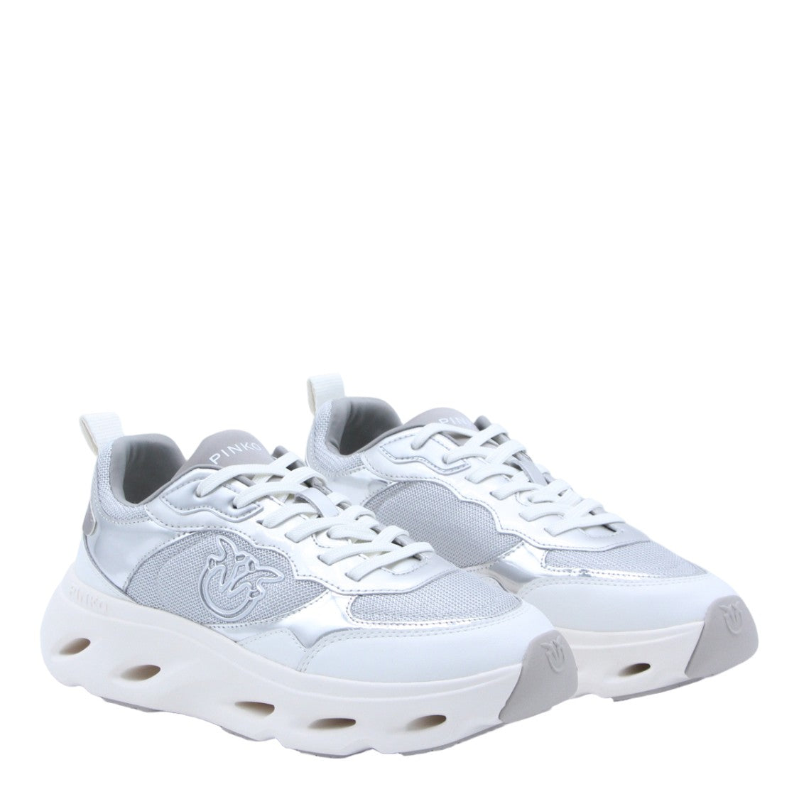 Pinko Chunky Sneakers With Sculpted Sole And Raised Logo