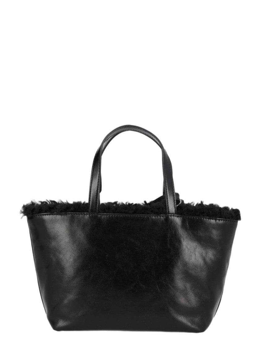 Alexander Wang Black Cow Leather Rectangular Handbag