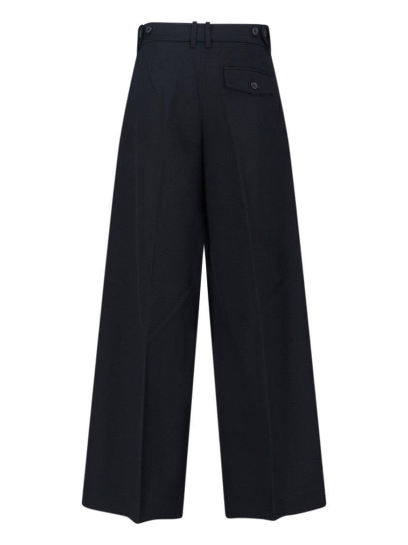 Calvin Klein Tailored Black Trousers With Structured Waistband