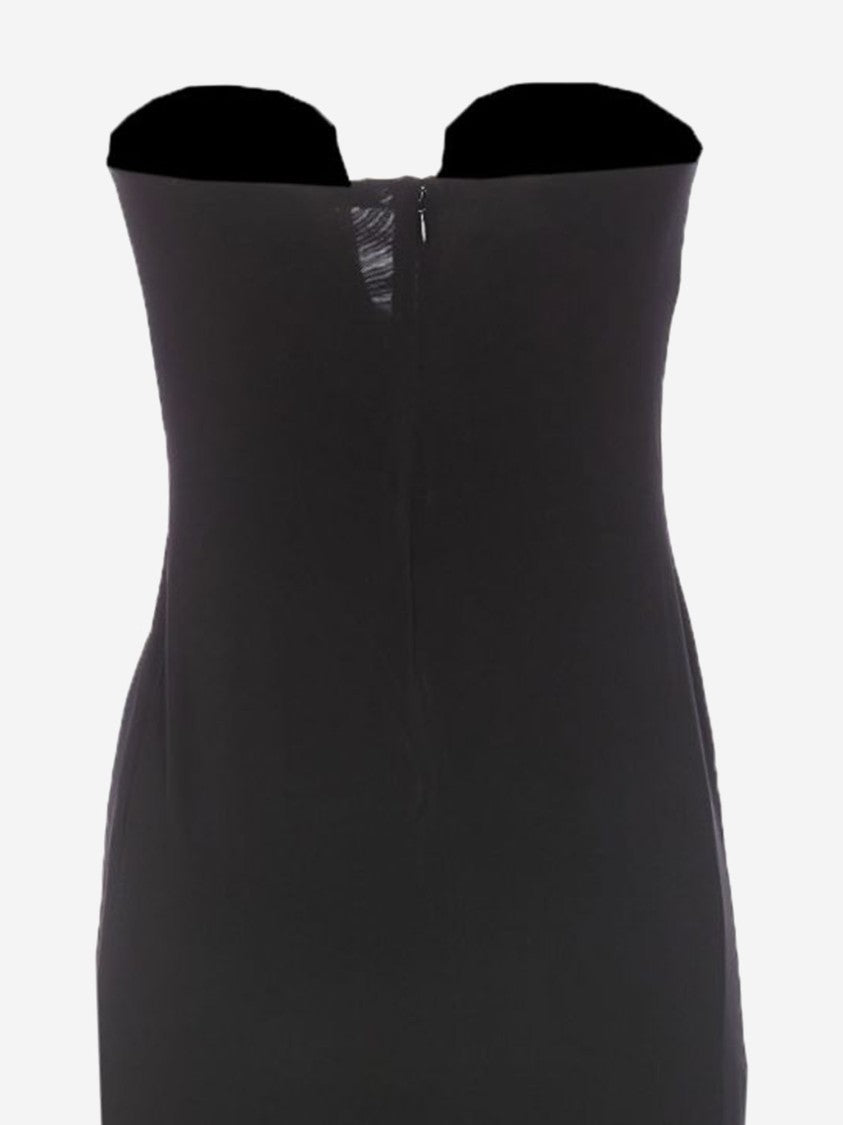 Pinko Stretch Viscose Midi Dress