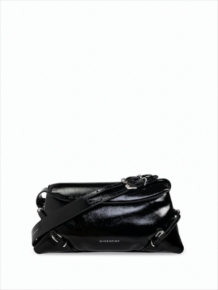 Givenchy Calf Leather Shoulder Bag With Structured Design