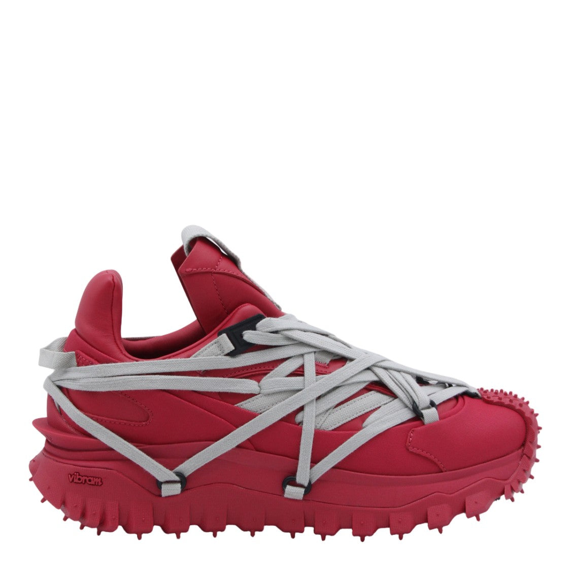 Moncler X Rick Owens Chunky Red Sneakers