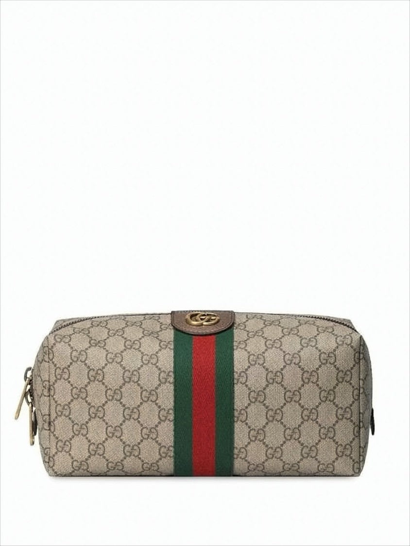 Gucci Signature Monogram Canvas Clutch