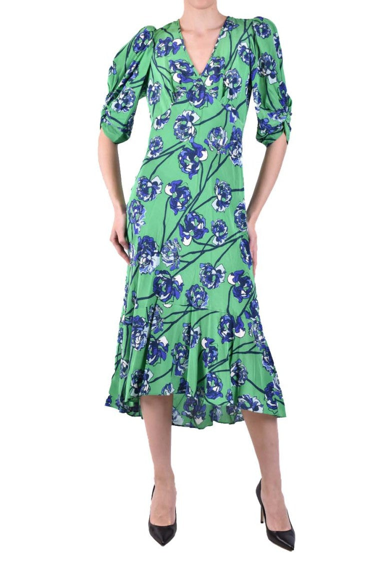Diane Von Furstenberg Multicolor Viscose Dress