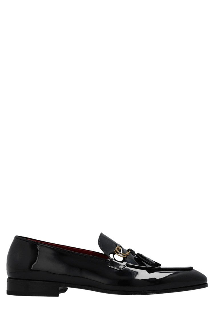 Salvatore Ferragamo Black Giuseppe Leather Shoes