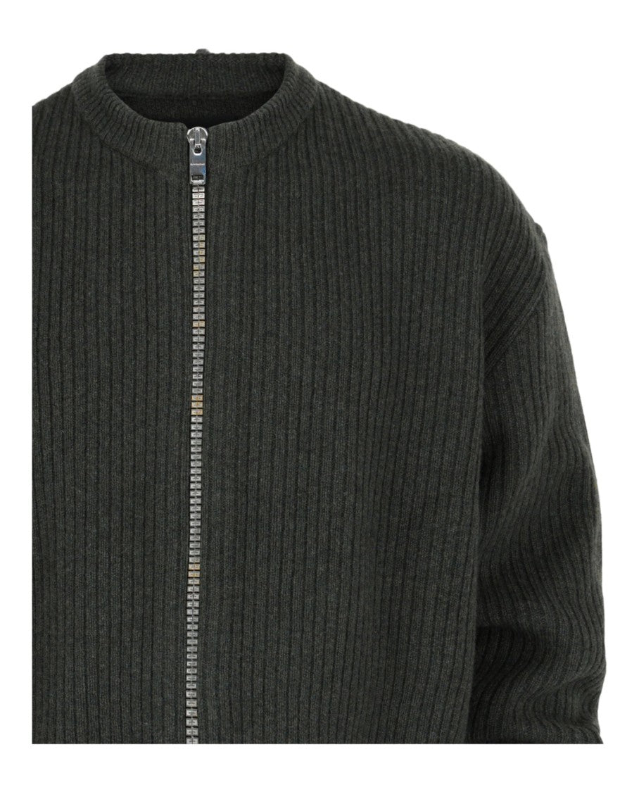 Givenchy Oversized Zip-Up Knit Cardigan