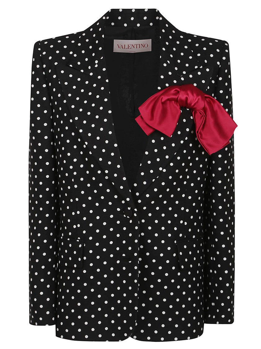 Valentino Single-Breasted Jacket With Plusdepois Print