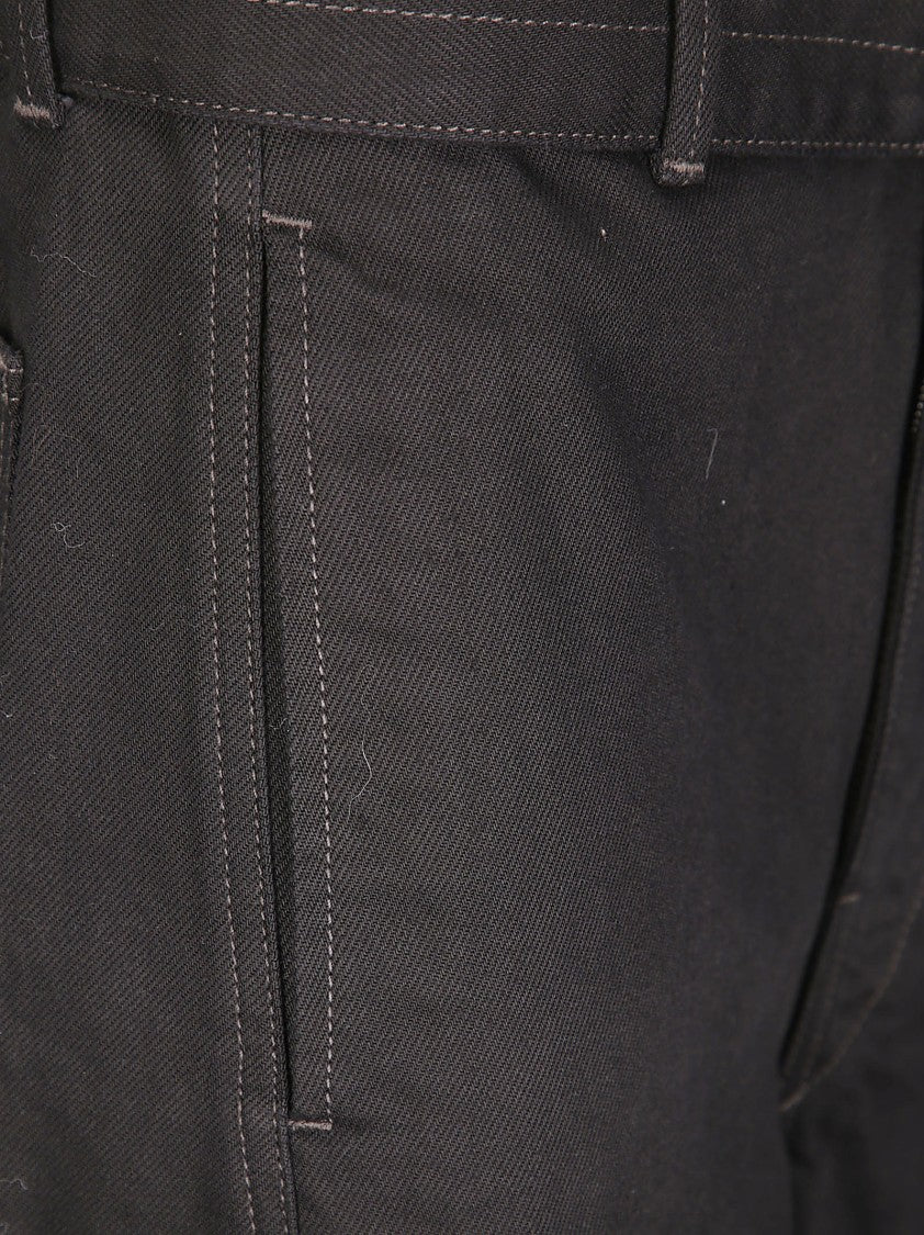 Lemaire Heavy Denim Snowy Effect Pants