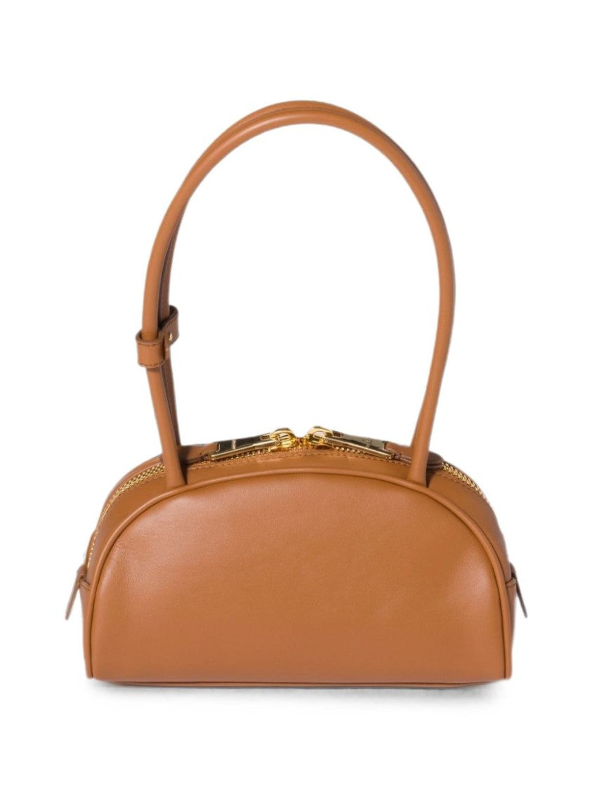 Miu Miu Smooth Calf Leather Double-Zip Shoulder Bag