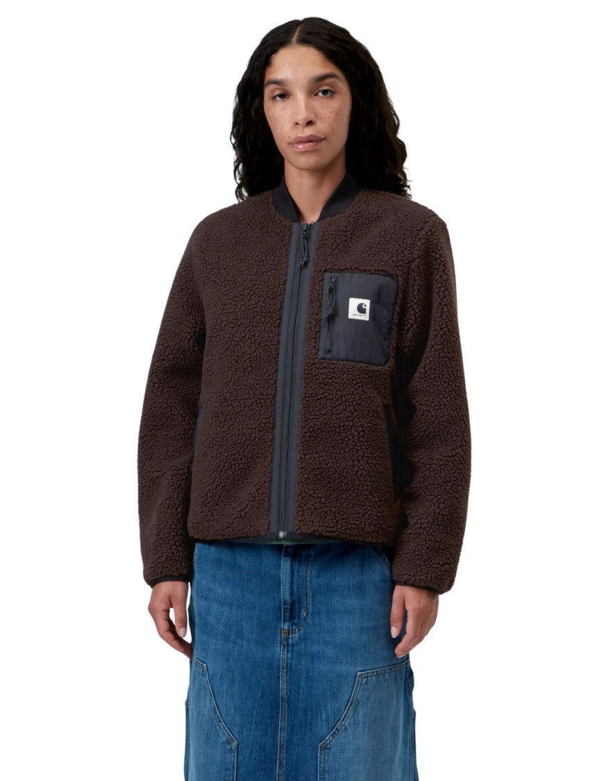 Carhartt Wip Palisander Black Janet Polyester Fleece Jacket