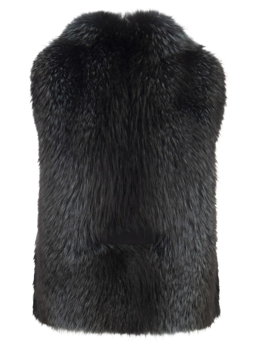 Brunello Cucinelli Fox Fur Vest