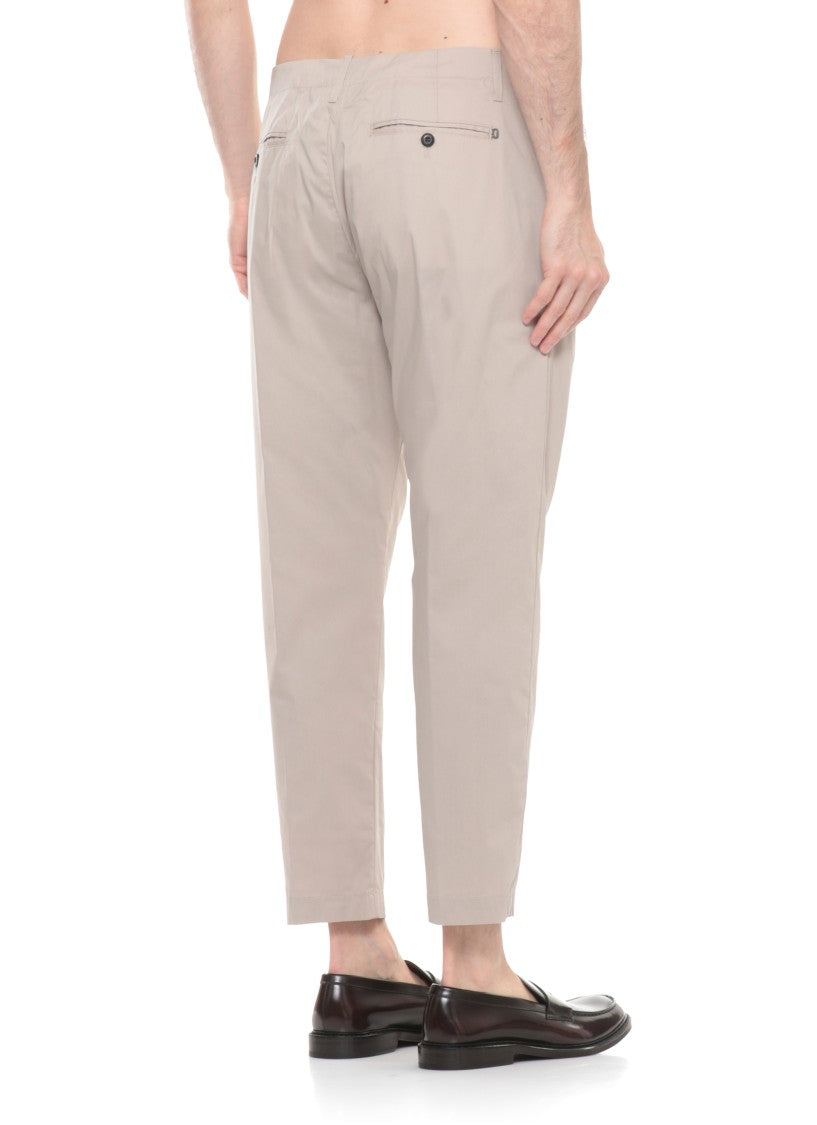 Dondup Beige Ben Cotton Chino Pants