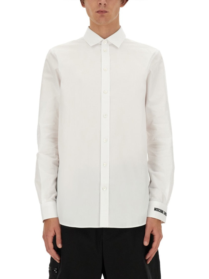 Moschino Tailored White Cotton Shirt