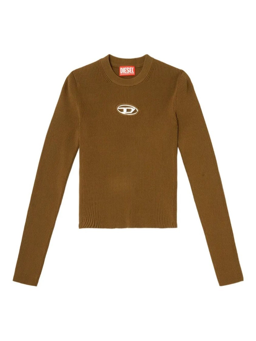 Diesel `M-Valari` Rib-Knit Viscose-Blend Top