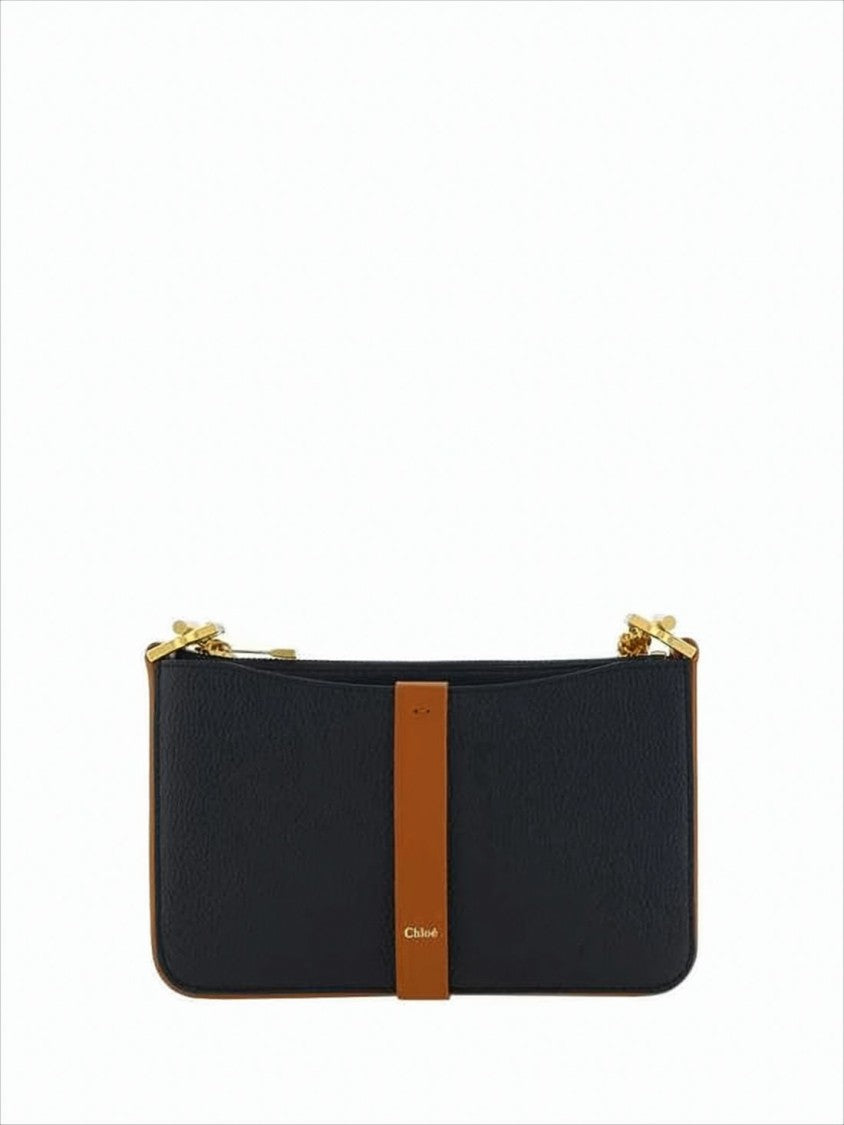 Chloé Textured Calf Leather Shoulder Bag