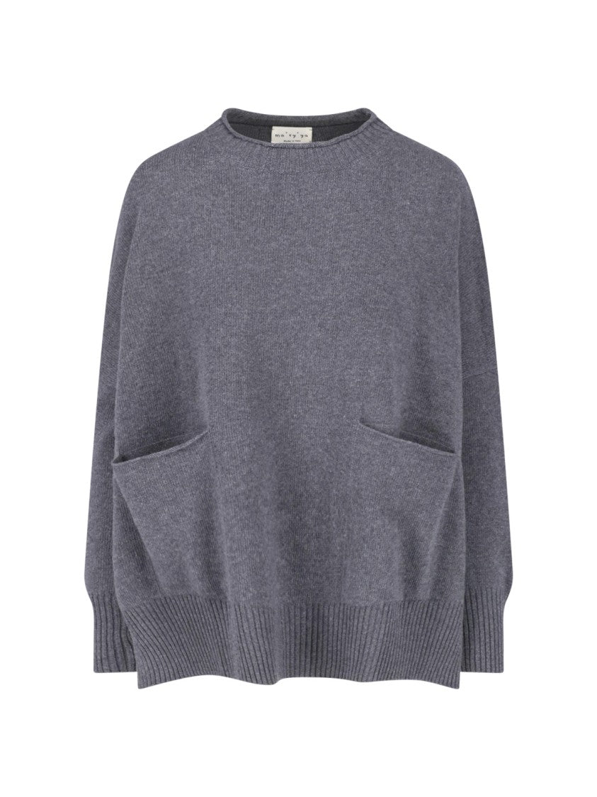 Ma'ry'ya Merino Wool And Cashmere Blend Sweater