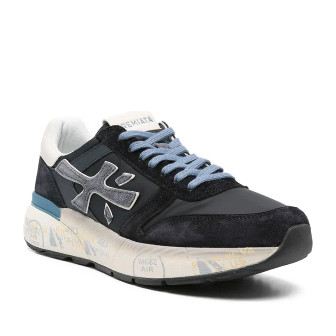 Premiata Multicolor Mick Leather Logo Sneakers