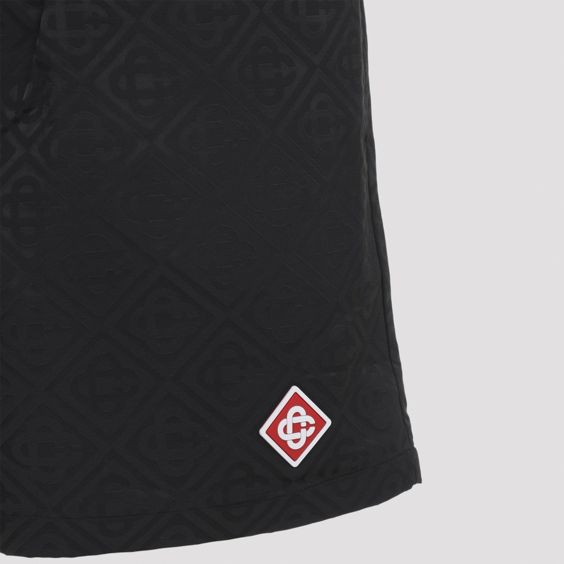 Casablanca Swim Shorts With Embossed Geometric Pattern