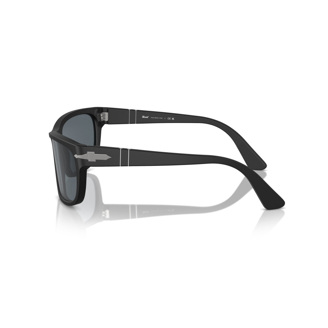 Persol 0Po3342s Rectangular Acetate Sunglasses With Silver Arrow Detail
