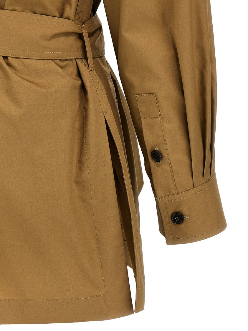 Saint Laurent High Neck Cotton Tunic