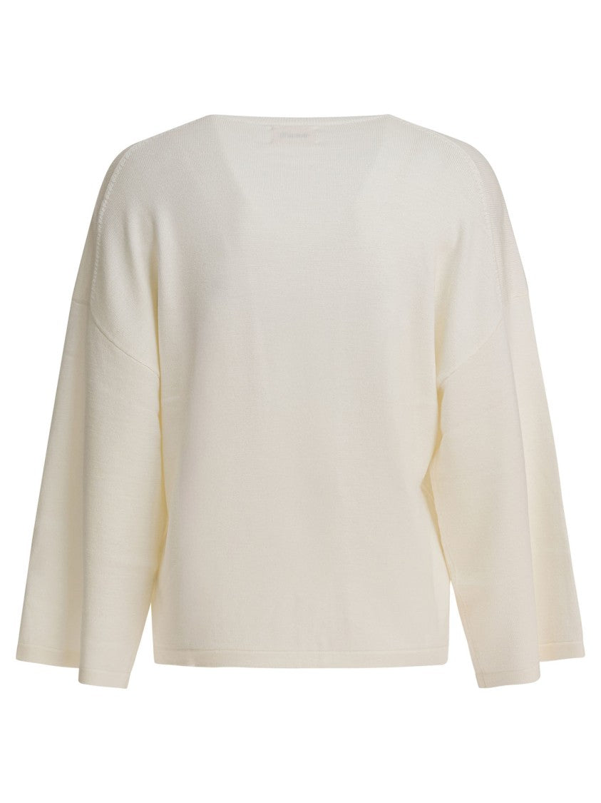 Khaite Relaxed-Fit Flared Silhouette Merino Wool Sweater